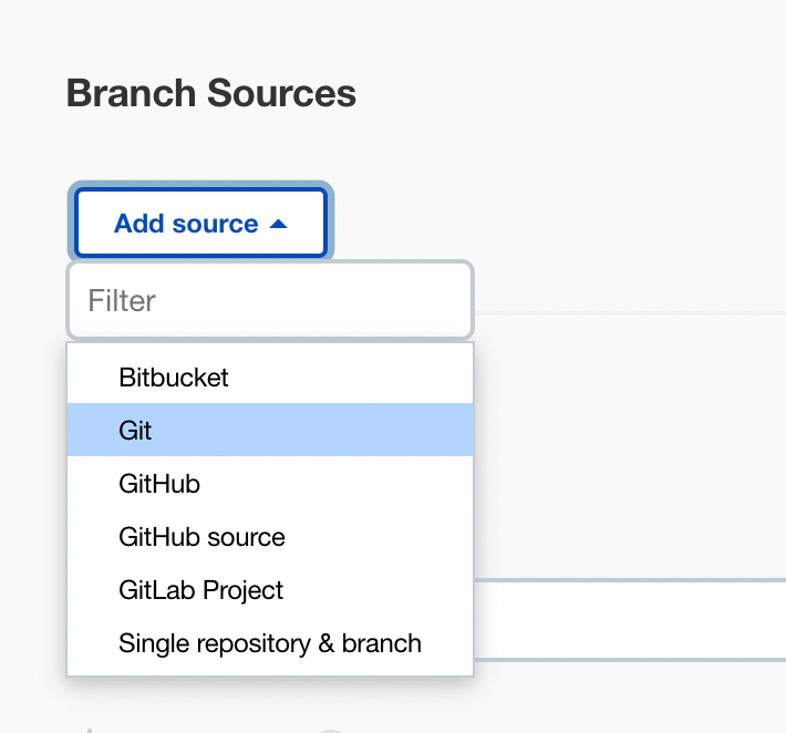 Add a Branch Source